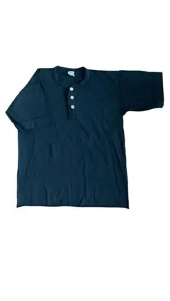 80s USA製 HealthKnit ヘンリーネック T ヘルスニット　L
