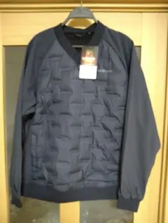 EVENRIVER R426 ネイビー Vネック トレーナー中綿使用 Lサイズ