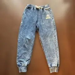インディゴカットソージョガーパンツ