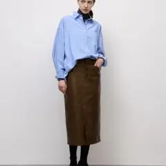 GU ドルマンスリーブシャツ　XS ブルー