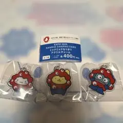 サンリオ ミャクミャクなりきりアクリルチャーム 3個セット