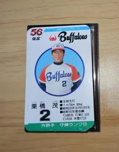 タカラプロ野球カードゲーム S`５６年度 近鉄バファローズ