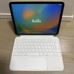 イエロー　iPad ➕Magic Keyboard ホワイト