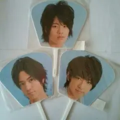 公式 Hey Say JUMP ミニうちわ 知念侑李　中島裕翔　岡本圭人＠