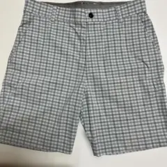NIKE GOLF チェック柄 ショートパンツ グレーのサムネイル