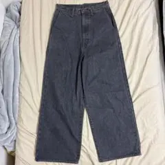 KAPITAL キャピタル ポートバギーパンツ 14oz ブラックデニム バギー
