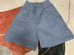 【最終値下げ12/14まで】 ギンガムチェックショートパンツ