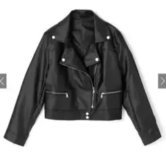 レザージャケットショート 黒