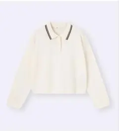 オフホワイト ポロセーター XL GU