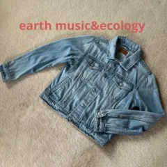 earth music & ecology デニムジャケット ライトブルー