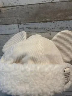 ディズニー　ミッキー　ふわふわ帽子　カワイイ