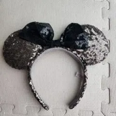 ミニーマウス風スパンコールカチューシャ