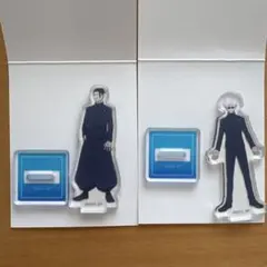 呪術廻戦懐玉・玉折　ダイソー　アクリルスタンド　夏油傑、五条悟