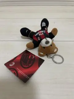 ACミラン ベア キーホルダー ぬいぐるみ