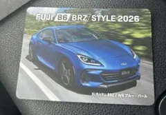限定 FUJI 86/BRZ STYLE 2026 カード