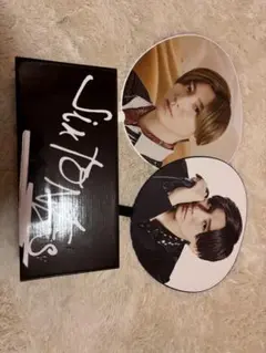 SixTONES うちわ 2枚セット ペンライト