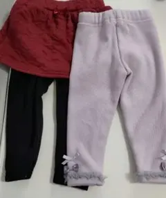 レギンス 2枚 まとめ売り 80cm