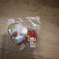 マイメロディ シークレットチャーム B サンリオ キーホルダー　赤メロ