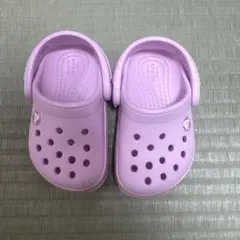 Crocs クロックス ピンク ベビー キッズサイズ4 サンダル