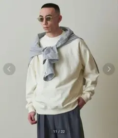 おしゃれ★スティーブンアラン　アラケ　クルーネック　スウェット　1.3万　S