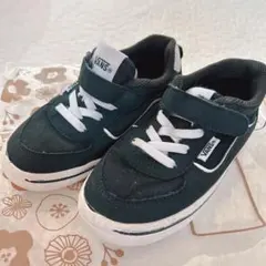 VANS ベビー スニーカー ブラック　17 18