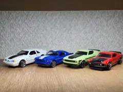 ホットウィール　マスタング　4台セット！