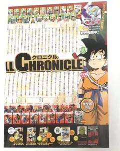 ドラゴンボール 店舗購入特典 限定 年表ポスター