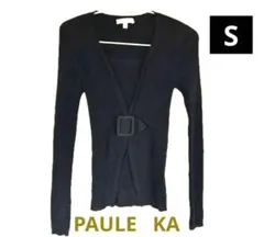 【PAULE KA】　ポールカ　トップス　ニット　ブラック　サイズS