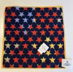 新品　ヴィヴィアンウエストウッド　ループ付き　星　タオルハンカチ　ハンドタオル