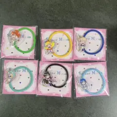 ローソン　セーラームーン　アクリルヘアゴム 6個セット　新品未開封　美少女戦士