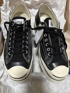 doublet Converse 厚底 ブラックスニーカー レザー