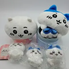 〈値下げ中〉　ちいかわ　カップマスコット　お座りぬいぐるみ　6点セット
