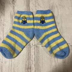 ミニオン　もこもこ　ルームソックス