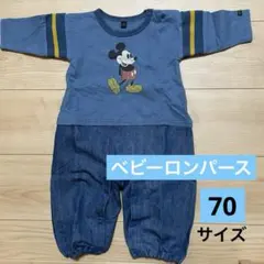 ベビーロンパース　70 男の子　ミッキー