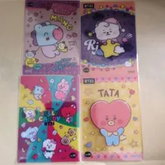 BT21 カード 4枚セット MANG RJ TATA J-HOPE ジン テテ