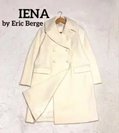 イエナ IENA キャバリーメルトンロングPコート アウター ピーコート 黒