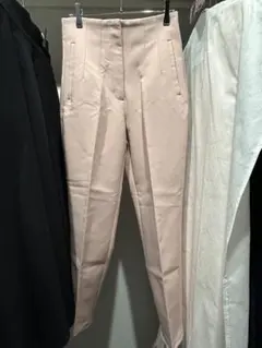 ZARA ハイウエストパンツ M ライトピンク
