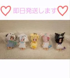 ぷちリカちゃん 5体セット　サンリオ　セミコンプ