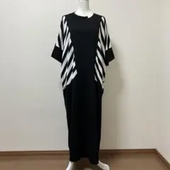 kOhAKU コハク　ロングワンピース　上品　大人　夏　ブラック　ワンピースのサムネイル