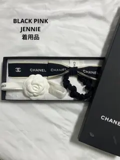 CHANEL レア22A限定　シュシュ　ブラック　シルク　ココマーク