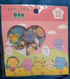 チェゴシムxコジコジコラボ　クリスタルシール　おはじきシール　限定　ポップアップ