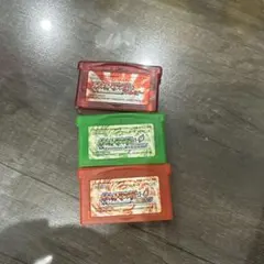 ポケモン　ルビー　ファイアレッド　リーフグリーン3本セット