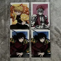 アニプレックスオンラインくじ 鬼滅の刃 ブロマイド 4枚セット