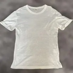 ◉Ron Herman ロンハーマン　ホワイト 半袖リネンTシャツのサムネイル