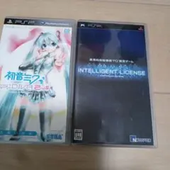初音ミク 　 INTELLIGENT_LICENSE　PSP PSPソフト