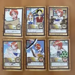 旧裏 ワンピース カードダス ルフィ 6枚セット - メルカリ