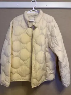 UNIQLO ULTRA LIGHT DOWN ダウンジャケット L アイボリー