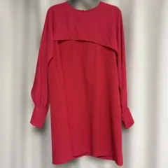 ZARA BASIC 赤 ワンピース