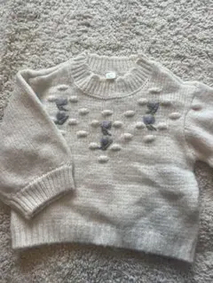 après les cours 花柄セーター 80~90