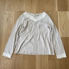 【大人気美品】サマンサモスモス　SamansaMos2　Vネックレースカットソーのサムネイル
